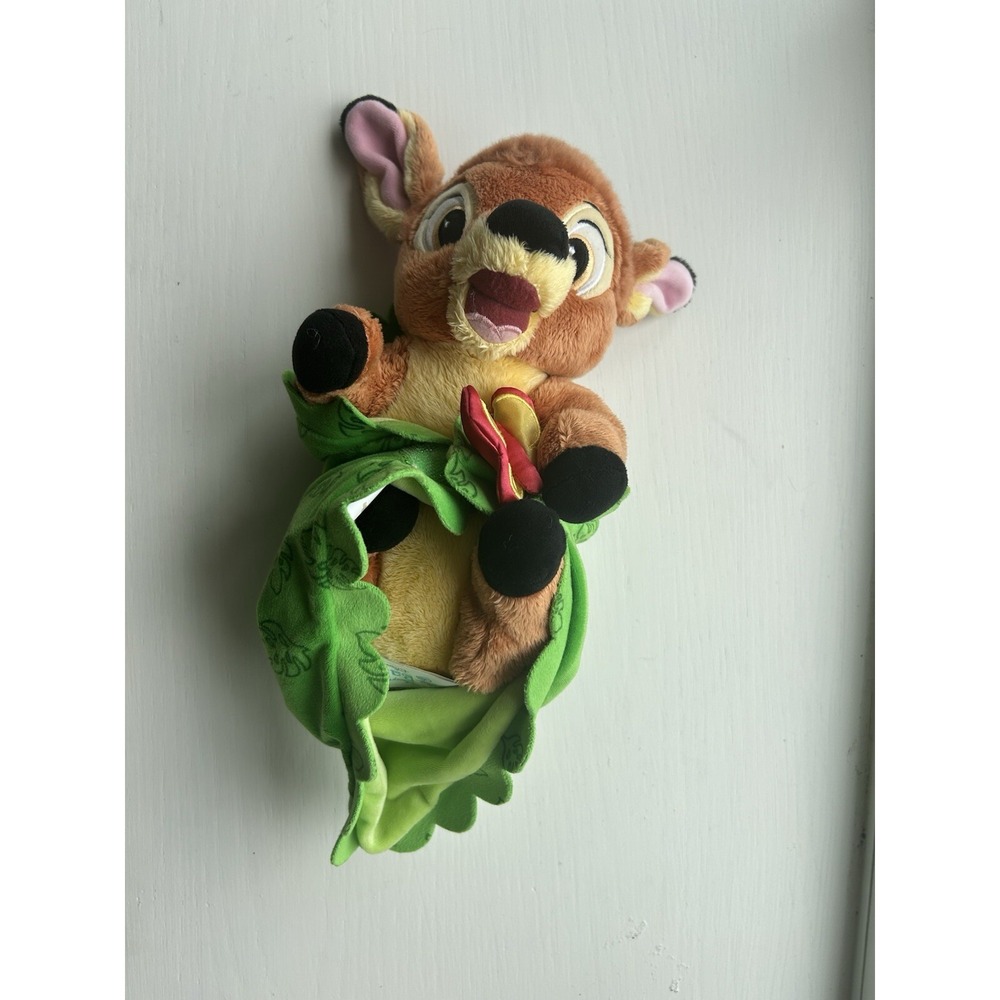 Disney Parks‎ Disney Babies Bambi Baby Plush with Green Butterfly Blanket